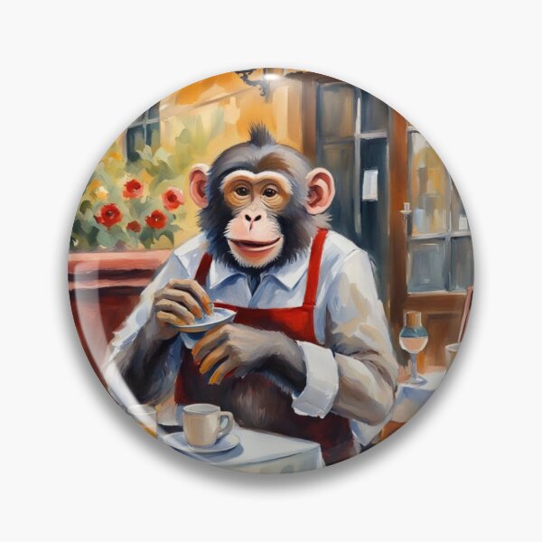 Item preview, The Banana Bistro (round) designed and sold by WhimsyWanderer.
