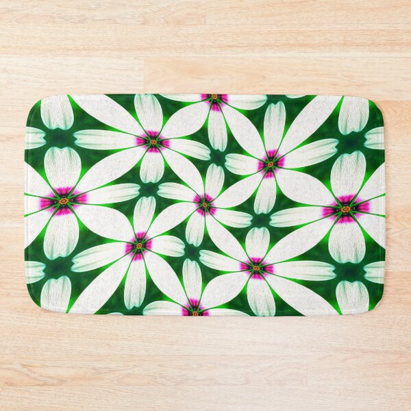 Item preview, Snow White Flowers Pattern designed and sold by Patternflower.