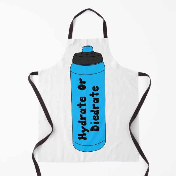 Item preview, Hydrate or Diedrate Blue Water bottle designed and sold by doodlesbyCara.