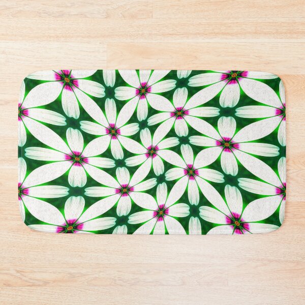 Item preview, Snow White Flowers Pattern designed and sold by Patternflower.