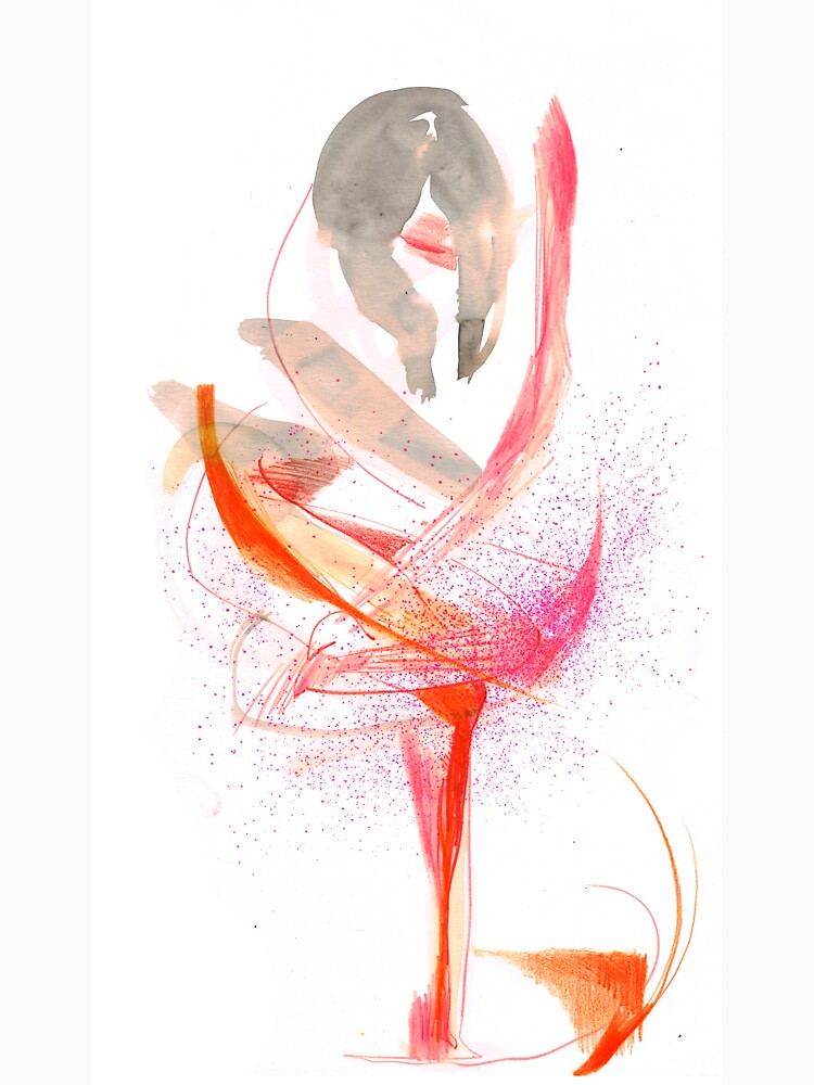 Expressive Dance Drawing by CatarinaGarcia