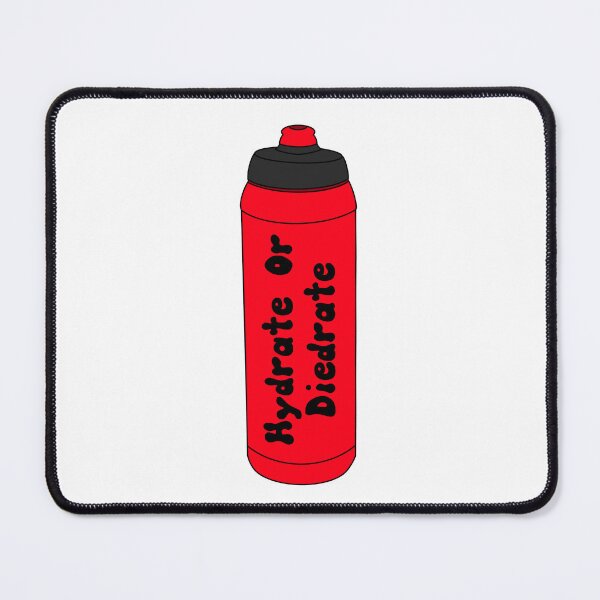 Item preview, Hydrate or Diedrate Red Water bottle designed and sold by doodlesbyCara.