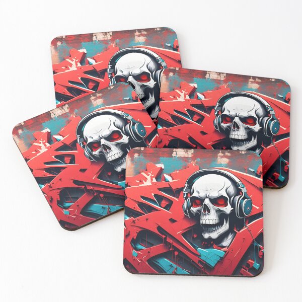 Item preview, Colorful Graffiti Skull  designed and sold by DisneyKrayzie.