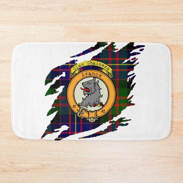 Item preview, Chalmers Clan Crest Scottish Surname Tartan designed and sold by BagTown Clans.