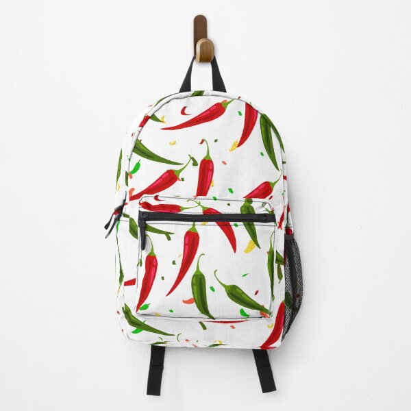 Item preview, Red and Green Hot Chili Peppers Pattern designed and sold by SMillustrations.
