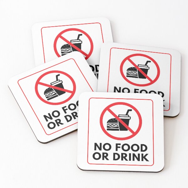 Item preview, No Food or Drink Sign designed and sold by Sachithra Munasinghe.