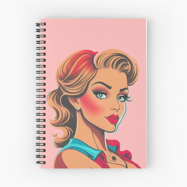 Item preview, Vintage Girl | Cartoon Style designed and sold by AestheticArtHub.