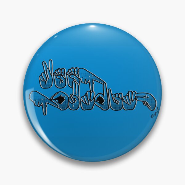 Item preview, Carolina Panthers 'Keep Pounding' In ASL designed and sold by Ezlinarts.
