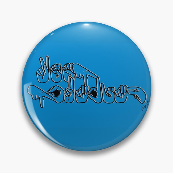 Item preview, Carolina Panthers 'Keep Pounding' In ASL designed and sold by Ezlinarts.