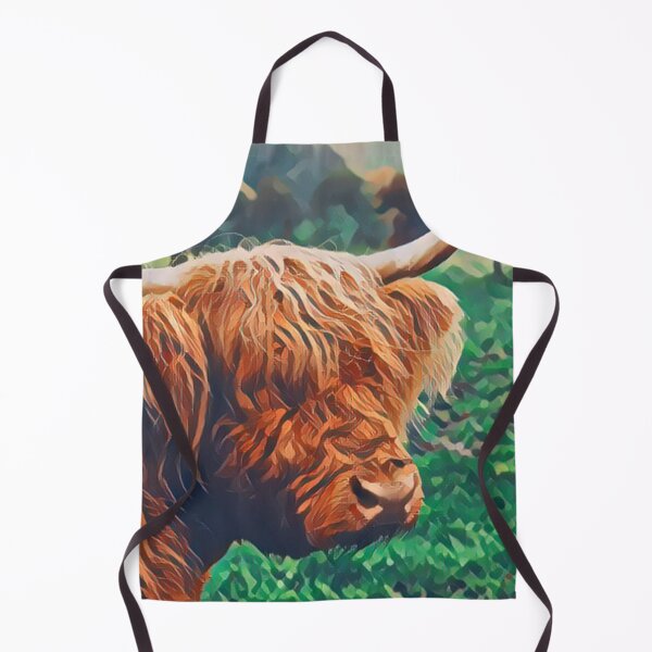 Item preview, Scottish Highland Cow Painting designed and sold by TheAnimalZ00.
