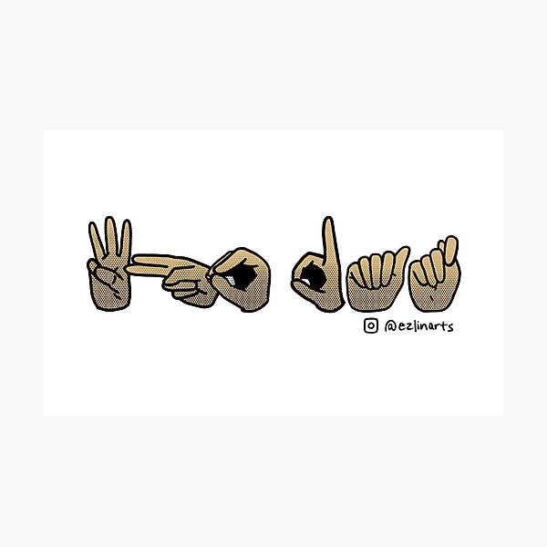 Item preview, New Orleans 'Who Dat' In ASL designed and sold by Ezlinarts.