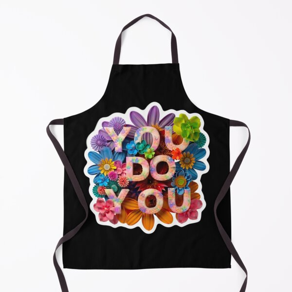 Item preview, YOU DO YOU Psychedelic Flower Power Retro Hippie Positive Art Affirmation Typography designed and sold by BadassBazaar.