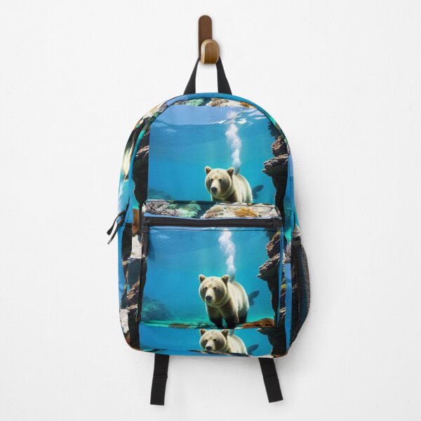 Item preview, Bear and dog under the sea designed and sold by Sparkdesigner2.