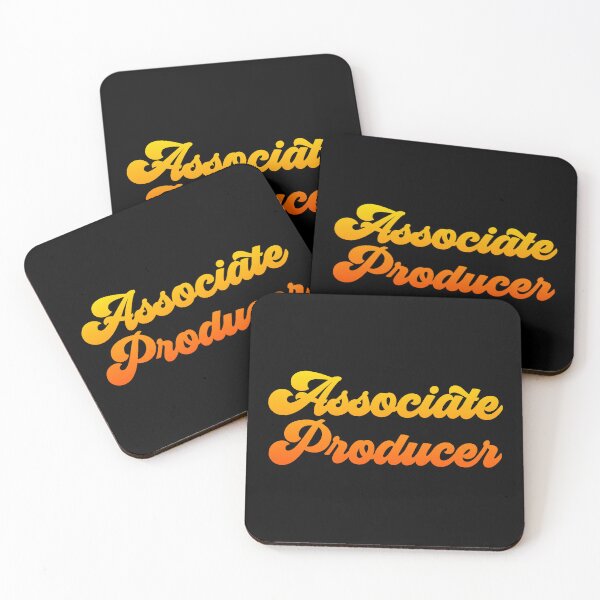 Item preview, Groovy Associate Producer - Fire Orange Gradient designed and sold by NermilioDesigns.