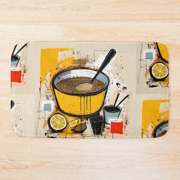 Item preview, Soulful Simplicity- Lentil Soup in Abstract Expressions Pop Art Cubism designed and sold by OlfactoART Studio.