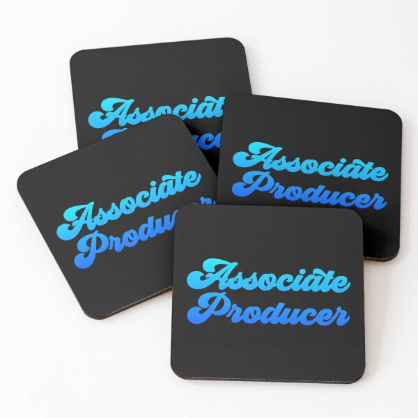Item preview, Groovy Associate Producer - Ocean Blue Gradient designed and sold by NermilioDesigns.
