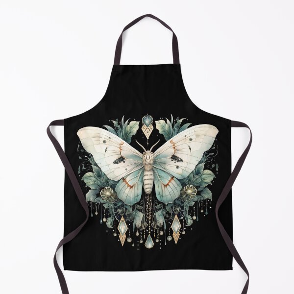 Item preview, Lunar Moth, Crystals, Foliage Gothic Witchy Magical designed and sold by lunaelizabeth.