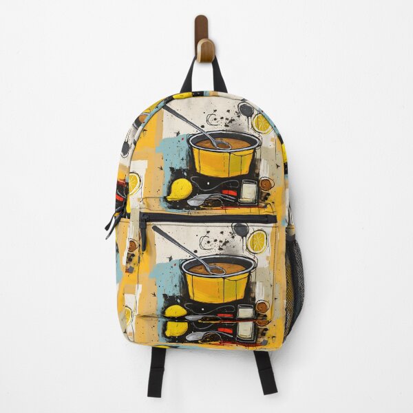 Item preview, Pop Art Comfort- A Visual Feast of Lentil Soup Abstract Expressionism designed and sold by OlfactoART Studio.