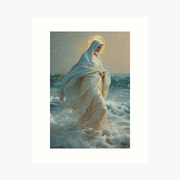 Item preview, Guiding Light - Our Lady, Star of the Sea designed and sold by SanctifiedSouls.