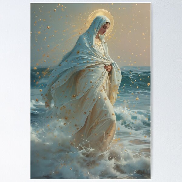 Item preview, Guiding Light - Our Lady, Star of the Sea designed and sold by SanctifiedSouls.