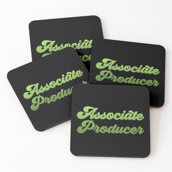 Item preview, Groovy Associate Producer - Lime Green Gradient designed and sold by NermilioDesigns.