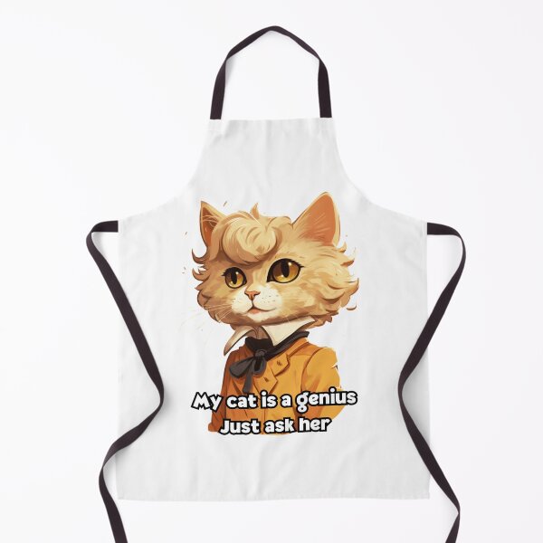 Item preview, My cat is a genius, just ask her designed and sold by matdiazl.