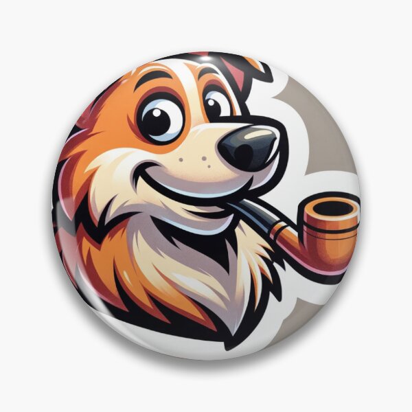 Item preview, Chien Philosophe avec Pipe humour designed and sold by architop.