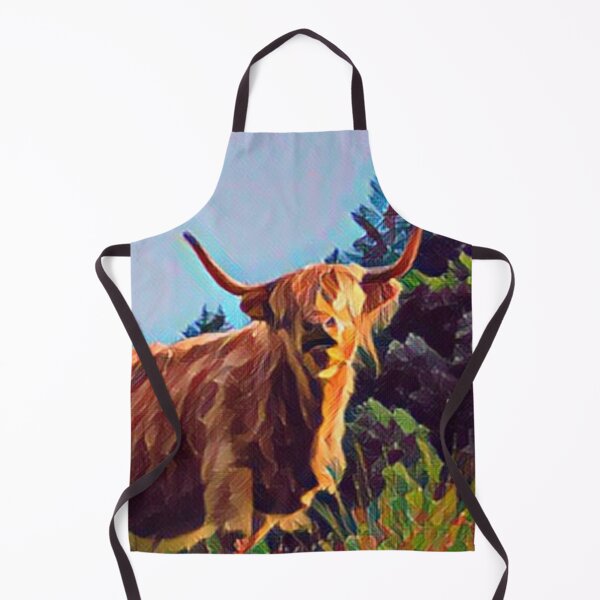 Item preview, Highland Cow Painting designed and sold by TheAnimalZ00.