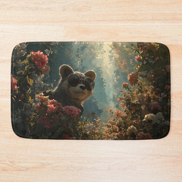 Item preview, Kiddo Bear in Colorful Garden designed and sold by Sp3ctrumOfColor.