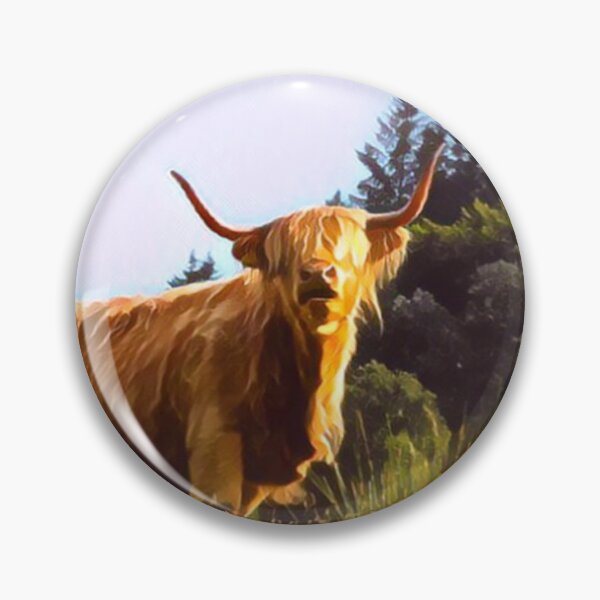 Item preview, Highland Cow Painting designed and sold by TheAnimalZ00.