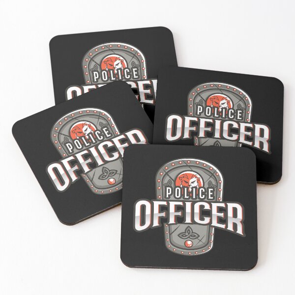 Item preview, Police Officer Design with Bold Character designed and sold by PRIVARSHU.
