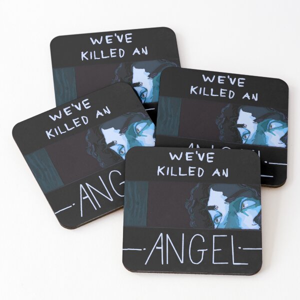 Item preview, We’ve Killed An Angel - Light Blue designed and sold by CherryCatDraws.