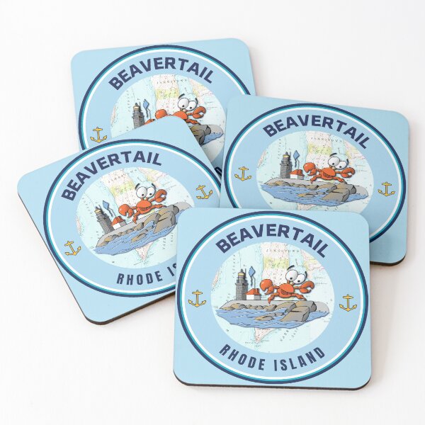 Item preview, Rhode Island Souvenir Map - Crab at Beavertail designed and sold by Willz Designz.