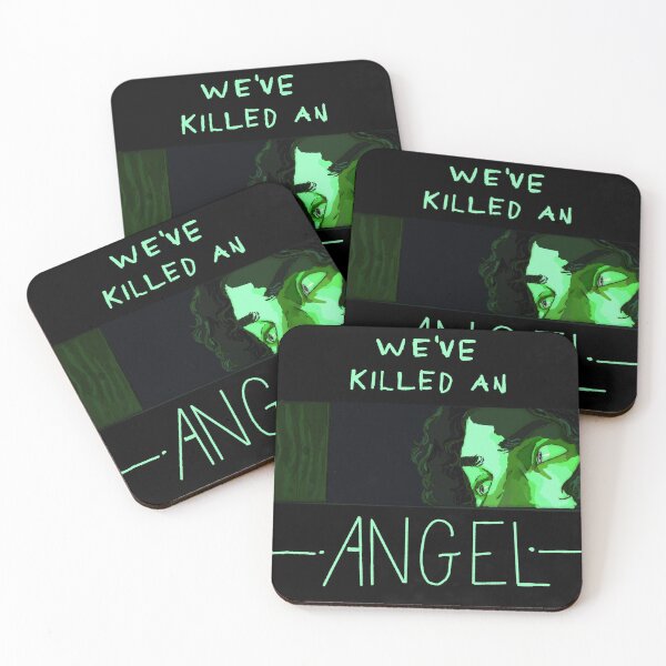 Item preview, We’ve Killed An Angel - Green designed and sold by CherryCatDraws.