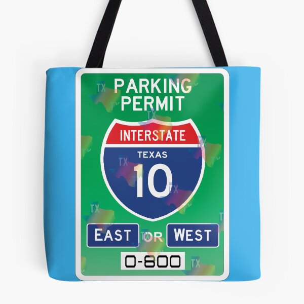 Item preview, I-10 Parking Permit Texas designed and sold by Staze2023.
