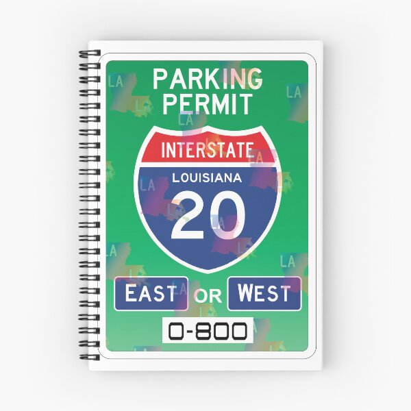 Item preview, I-20 Parking Permit Louisiana designed and sold by Staze2023.