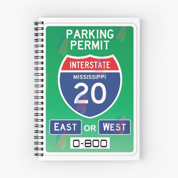 Item preview, I-20 Parking Permit Mississippi designed and sold by Staze2023.