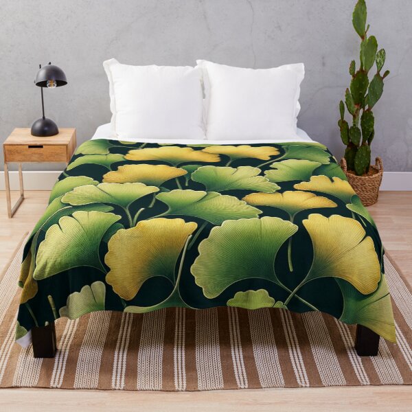 Item preview, Gingko Leaves Print designed and sold by PinUpPizzazz.