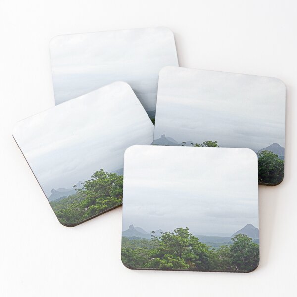 Item preview, Misty Day over the Glasshouse Mountains designed and sold by Paul Gilbert.