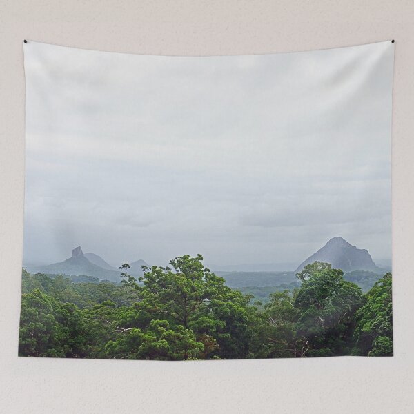 Item preview, Misty Day over the Glasshouse Mountains designed and sold by Paul Gilbert.