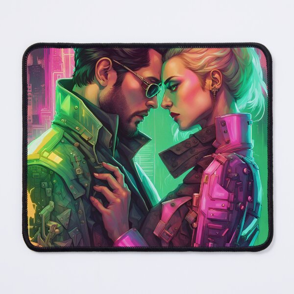 Item preview, Love in Night City designed and sold by Happy Cyberboy.