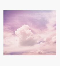 Pink fluffy clouds Photographic Print
