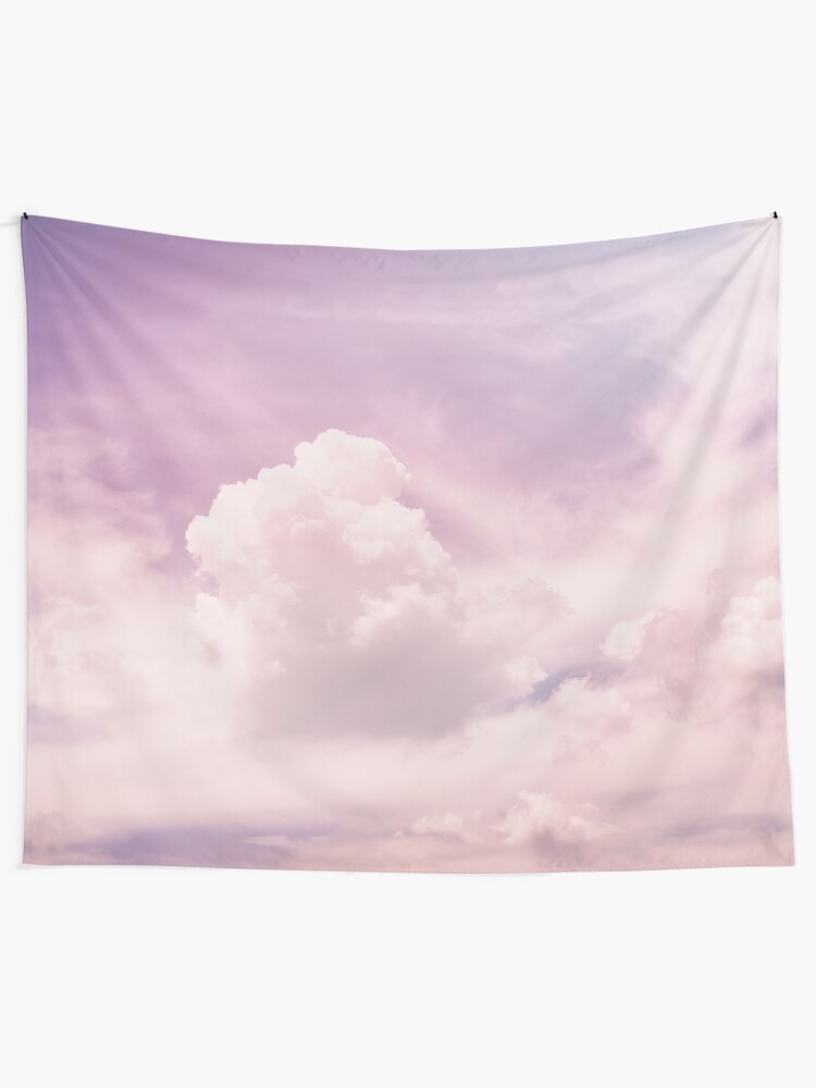 pink cloud tapestry