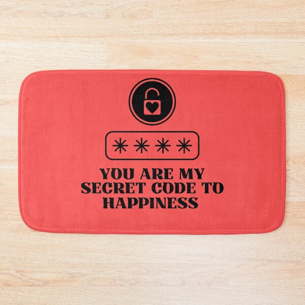 Artikelvorschau, Du bist mein Geheimcode, Valentinstag entworfen und verkauft von OmikronStore.