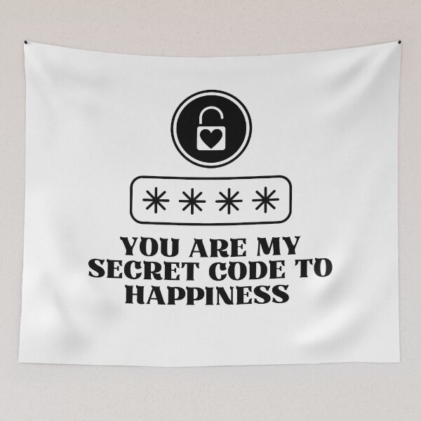 Item preview, You Are My Secret Code, Valentine days designed and sold by OmikronStore.