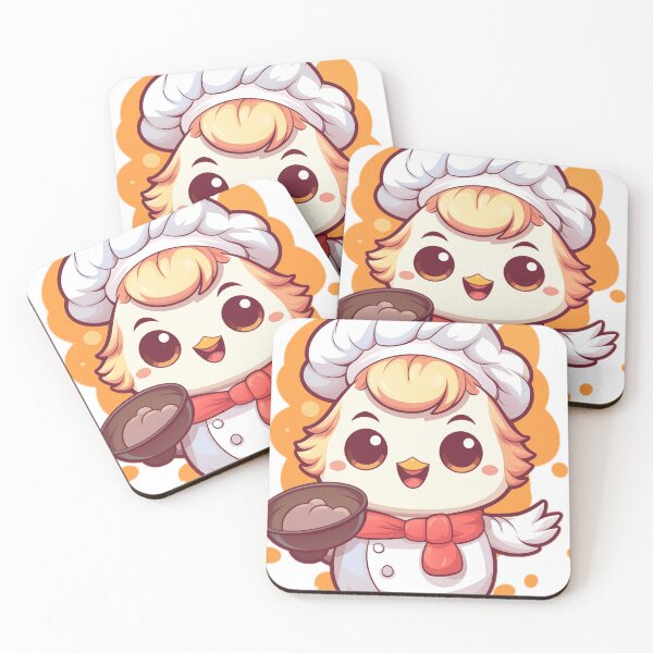 Item preview, "Kawaii Chicken Chef: Culinary Charm and Cuteness in Whimsical Art" designed and sold by Huycao211.