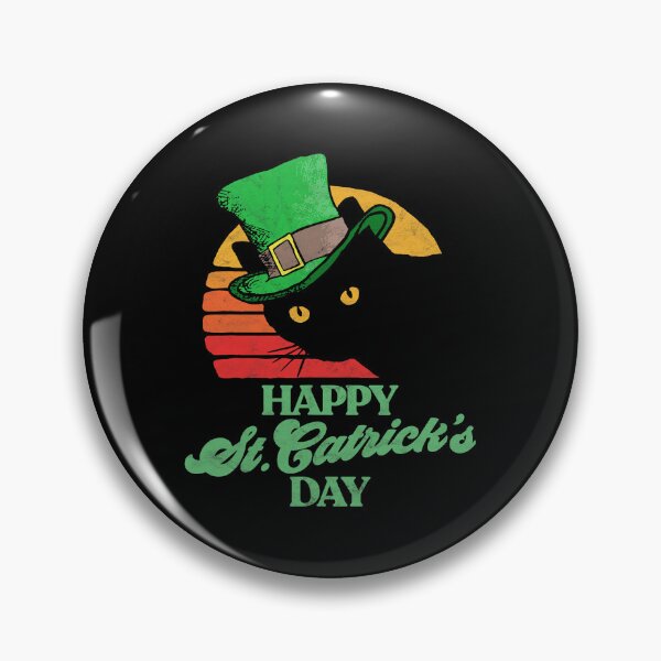 Item preview, Funny Happy St Catrick's Day 80's St Patricks Cat designed and sold by BalladOfZeus.