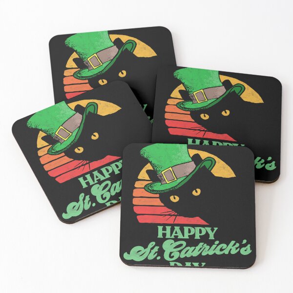 Item preview, Funny Happy St Catrick's Day 80's St Patricks Cat designed and sold by BalladOfZeus.