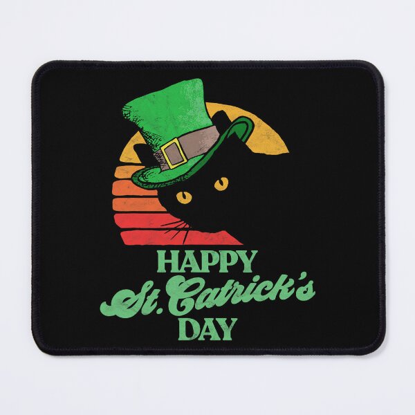 Item preview, Funny Happy St Catrick's Day 80's St Patricks Cat designed and sold by BalladOfZeus.