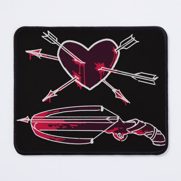 Item preview, Heart And Crossbow Pattern - Red designed and sold by CherryCatDraws.